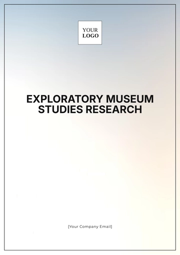 Free Exploratory Museum Studies Research Template to Edit Online