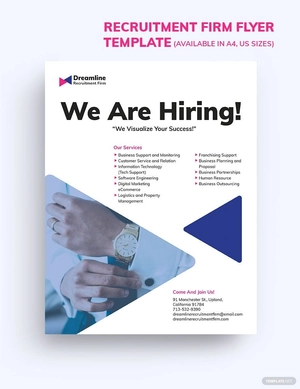 Recruitment Firm Flyer Template