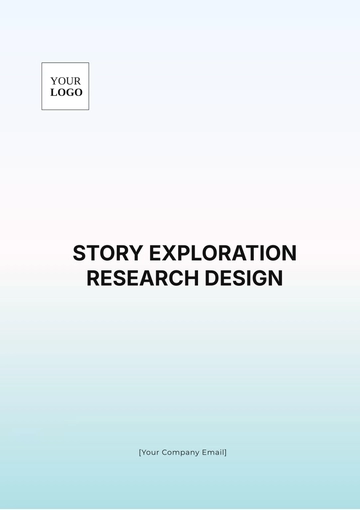 Free Story Exploration Research Design Template to Edit Online