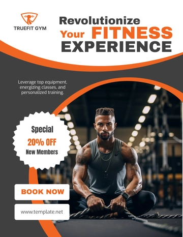 Free Gym Marketing Flyer Template to Edit Online