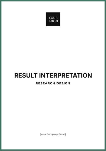 Free Result Interpretation Research Design Template to Edit Online