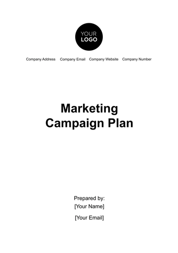 Free Marketing Campaign Plan Template to Edit Online