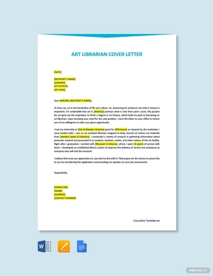 Art Librarian Cover Letter