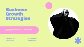 Free Bold Minimalist Presentation Template to Edit Online
