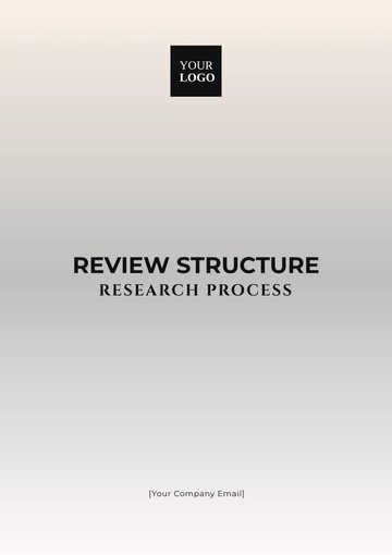 Free Review Structure Research Process Template to Edit Online