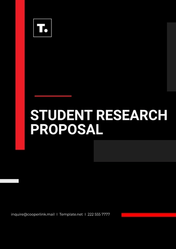 Free Student Research Proposal Template to Edit Online Free Student Research Proposal Template to Edit Online