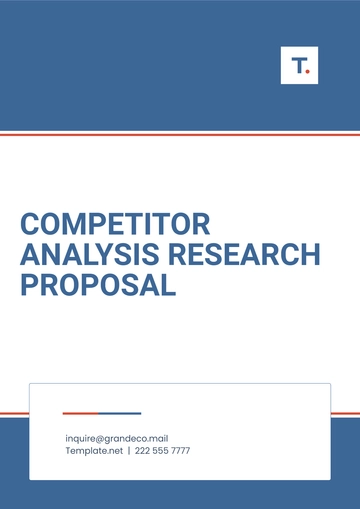 Free Competitor Analysis Research Proposal Template to Edit Online