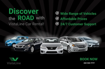 Free Car Rental Marketing Banner Template to Edit Online