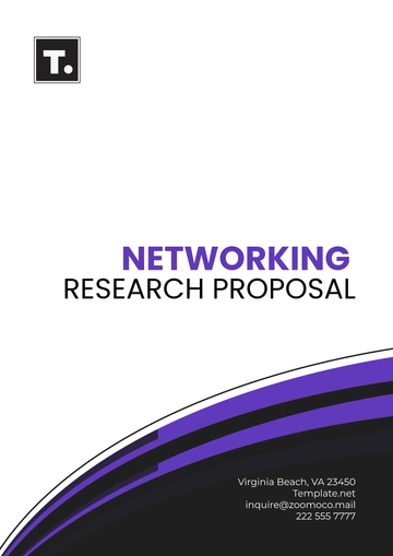 Free Networking Research Proposal Template to Edit Online