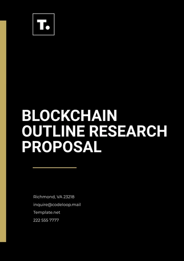 Free Blockchain Outline Research Proposal Template to Edit Online