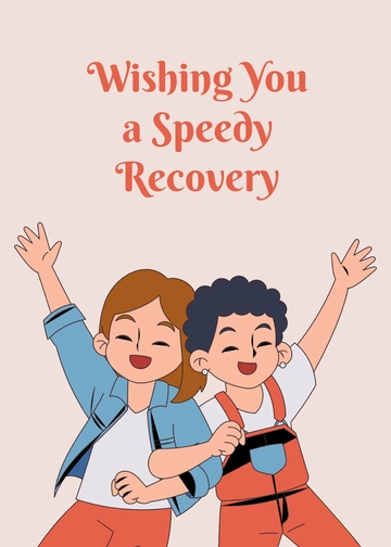 Free Printable Get Well Soon Card Template to Edit Online