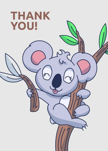 Free Printable Thank You Card Template to Edit Online