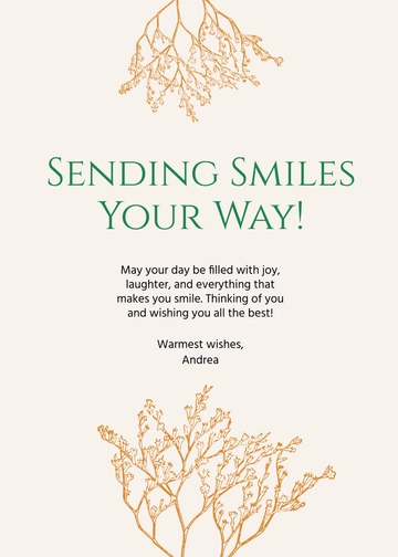 Free Card Template to Edit Online