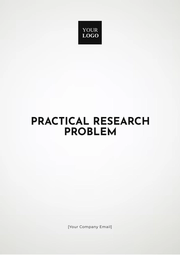 Free Practical Research Problem Template to Edit Online