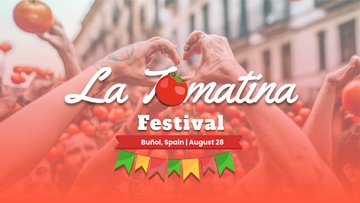 Free La Tomatina Presentation Template to Edit Online