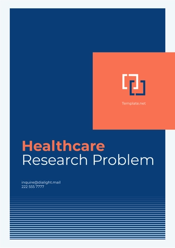 Free Healthcare Research Problem Template to Edit Online
