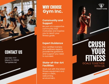Free Gym Special Offer Brochure Template to Edit Online