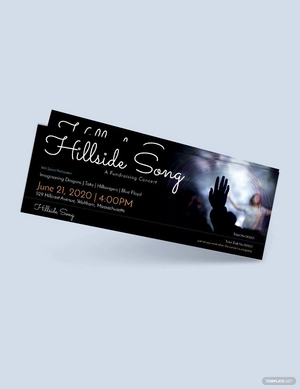 Fundraising Ticket Template