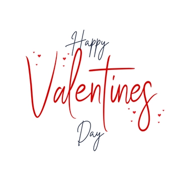 Free Handwritten Happy Valentines Text to Edit Online