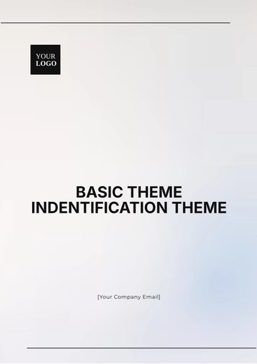 Free Basic Theme Identification Theme to Edit Online