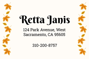 Free Home Address Label Template to Edit Online