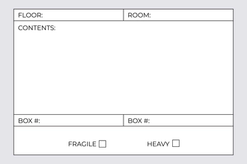 Free Simple Box Label Template to Edit Online