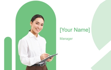 Free Company Horizontal ID Card Template to Edit Online