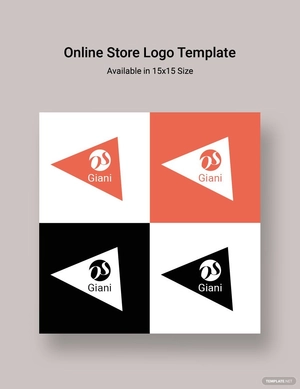 Online Store Logo Template Online Store Logo Template