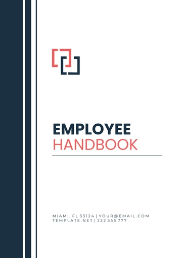 Free Employee Handbook Template to Edit Online