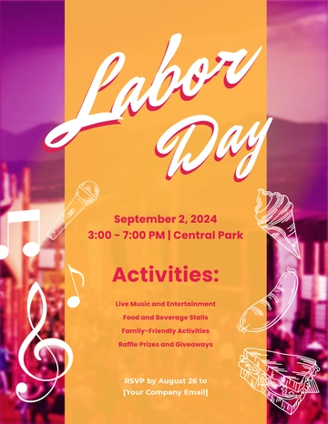 Free Labor Day Holiday Flyer Template to Edit Online
