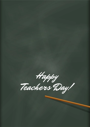 Free Teachers Day Wishes Background Template to Edit Online