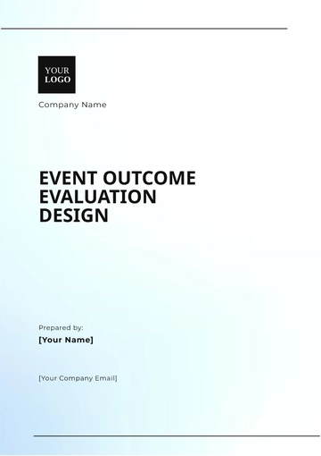 Free Event Outcome Evaluation Design Template to Edit Online