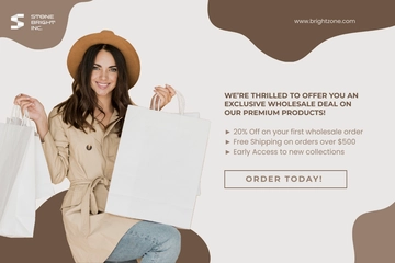 Free Wholesale Postcard Template to Edit Online