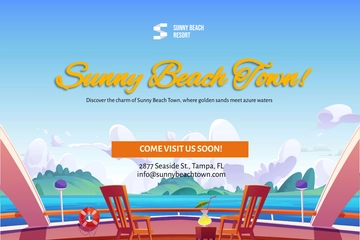 Free Creative Tourism Postcard Template to Edit Online