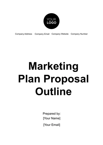Free Marketing Plan Proposal Outline Template to Edit Online