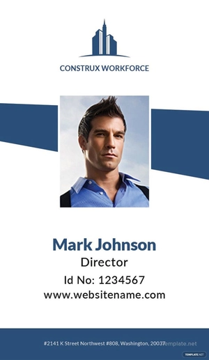 Architecture Identity Card Template