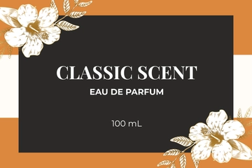 Free Floral Design Label Template to Edit Online