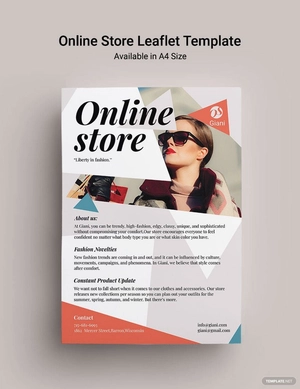 Online Store Leaflet Template