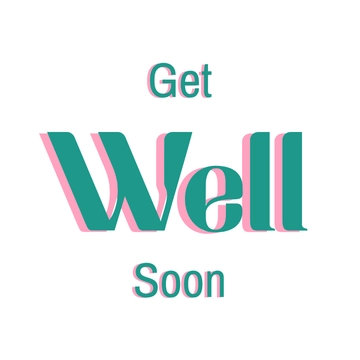 Free Chic Get Well Soon Text to Edit Online