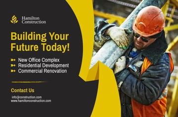 Free High-Resolution Construction Banner Template to Edit Online