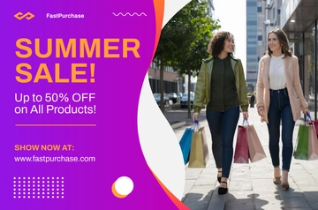 Free Sale Web Banner Template to Edit Online