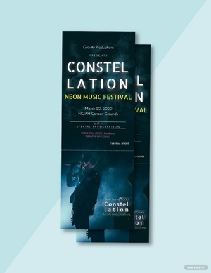 Music Ticket Template