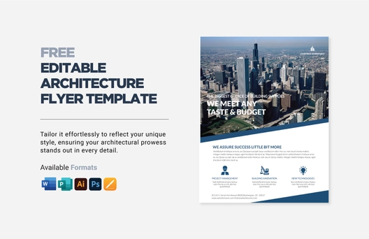 Editable Architecture Flyer Template