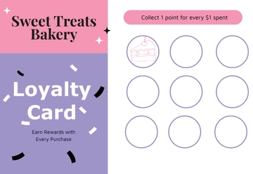 Free Editable Loyalty Card Template to Edit Online