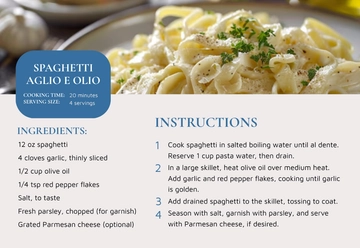 Free Printable Recipe Card Template to Edit Online
