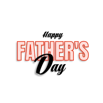 Free Happy Father's Day Lettering Clipart to Edit Online