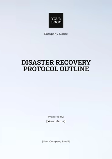 Free Disaster Recovery Protocol Outline Template to Edit Online