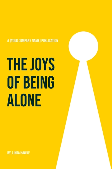 Free Modern Minimalist Book Cover Template to Edit Online