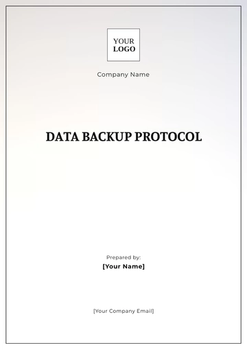 Free Data Backup Protocol Template to Edit Online