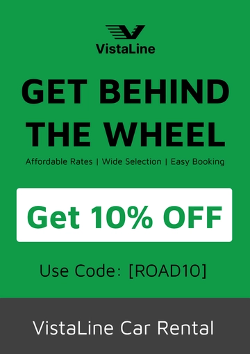 Free Car Rental Digital Signage Template to Edit Online